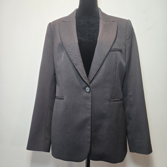 Zara Woman Blazer Large Womens Gray - Picture 1 of 8